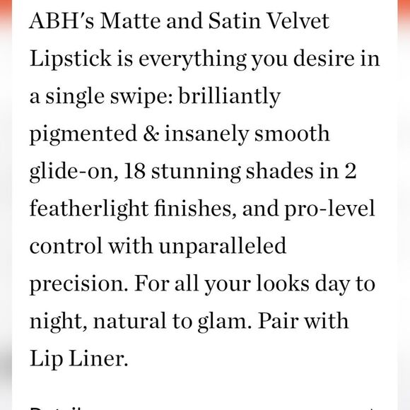 Anastasia Beverly Hills Satin Lipstick - Picture 7 of 9